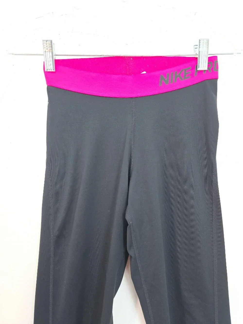Nike Pro Black Full Length Leggings Women Size S/M